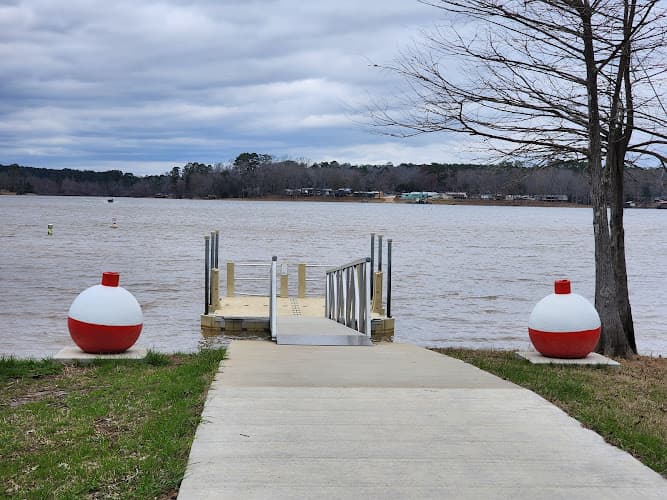 Six Mile Public Boat Ramp in Hemphill, TX