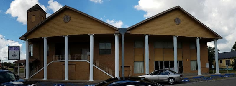 Rock Island Baptist Church in Port Arthur, TX