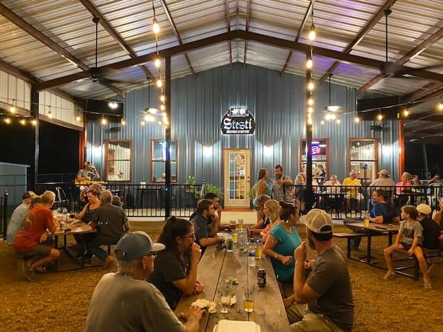 Stesti Beer Garden in Lovelady, TX