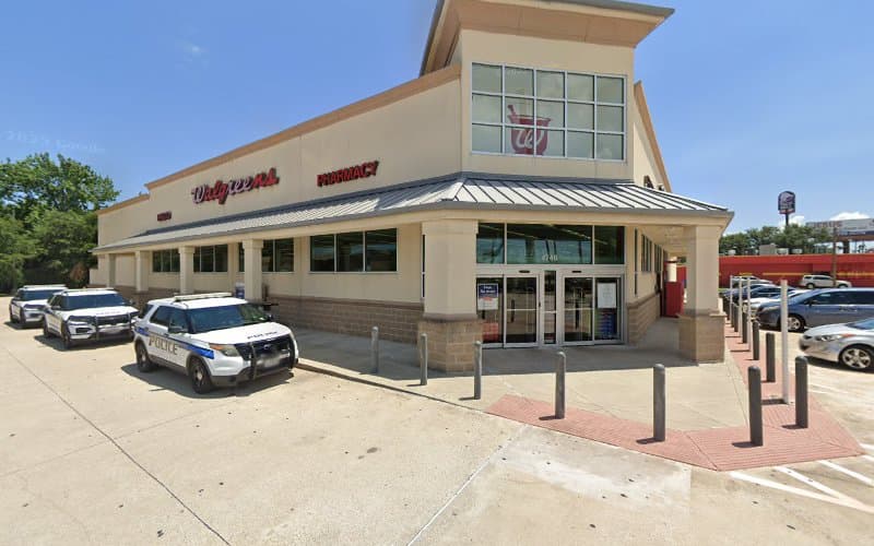COVID-19 Drive-Thru Testing at Walgreens in Groves, TX