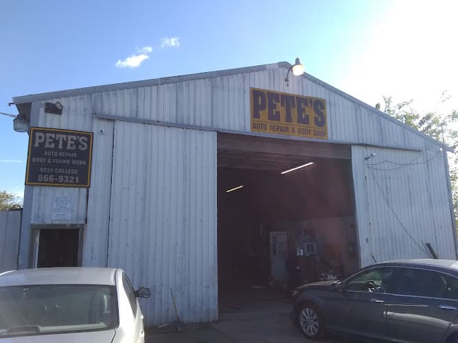 Pete's paint and body/mechanic