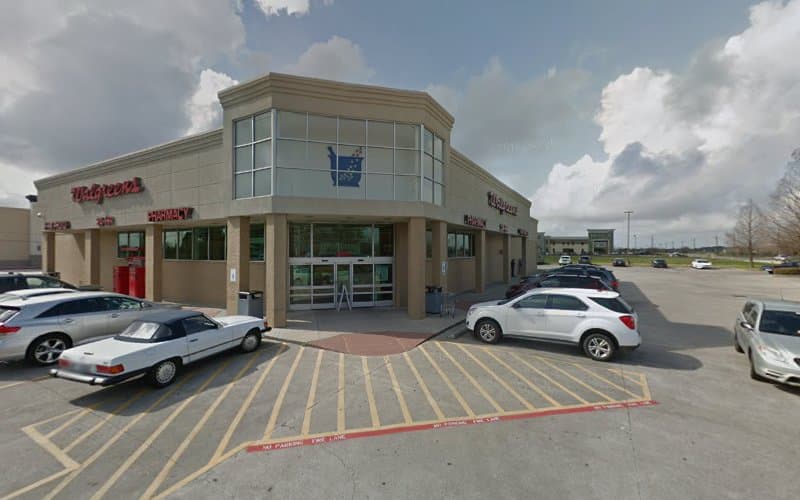 COVID-19 Drive-Thru Testing at Walgreens in Beaumont, TX