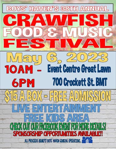 Boys' Haven Crawfish Festival in Beaumont, TX